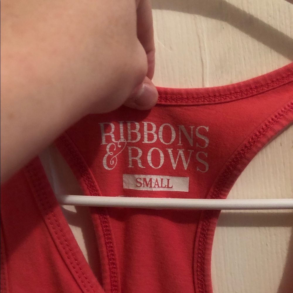 Ribbons and Rows tanktop - Picture 2 of 3